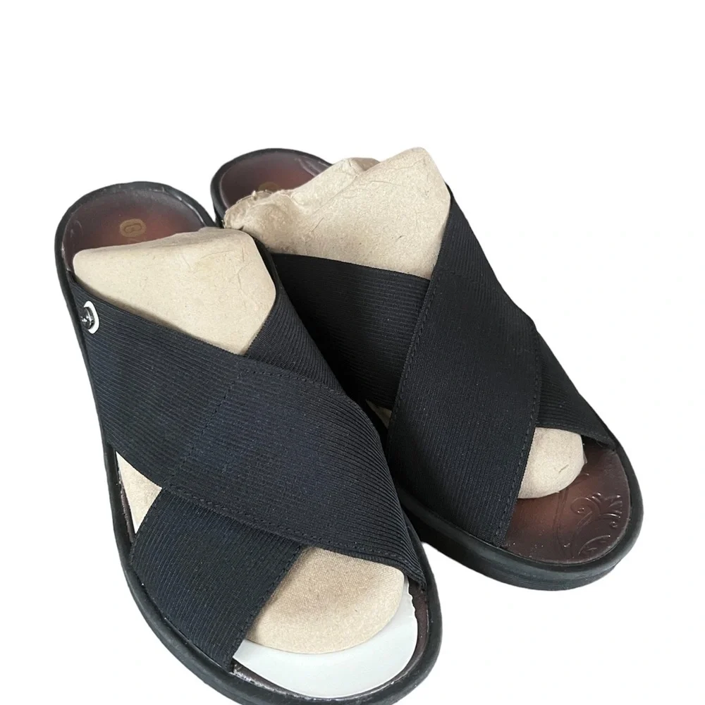 BZees Women's Desire Slide Sandal Sz 8.5 Wide
